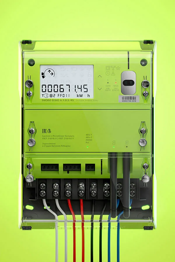 Счётчик NERO SM302 — трёхфазный электросчётчик