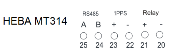 Схема подключения НЕВА МТ 315 к RS-485