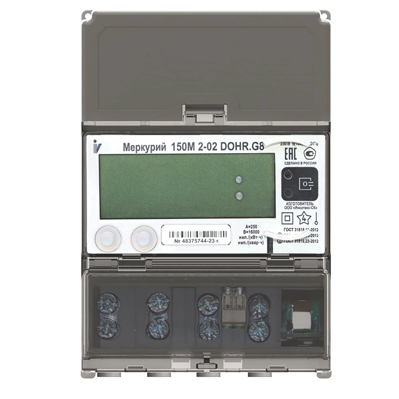Счётчик Меркурий 150 — однофазный электросчётчик