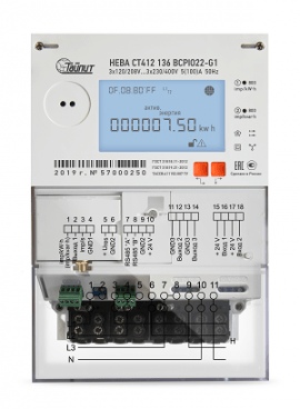 Счётчик НЕВА СТ412