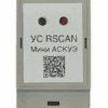 УС-RSCAN — вид спереди, этикетка и клеммы CAN