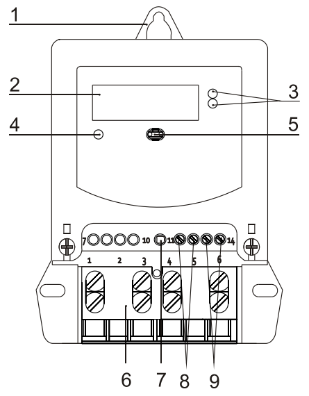 Клеммы RS-485 Энергомера CE102 S6
