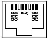 Распиновка RS-485 тепловычислителя ТВ7