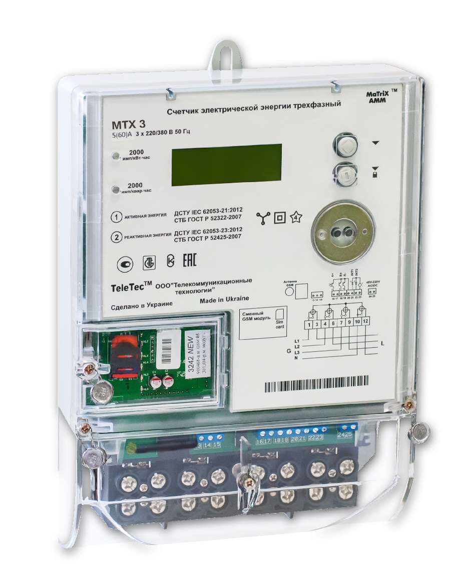 Электросчётчик TeleTec MTX3